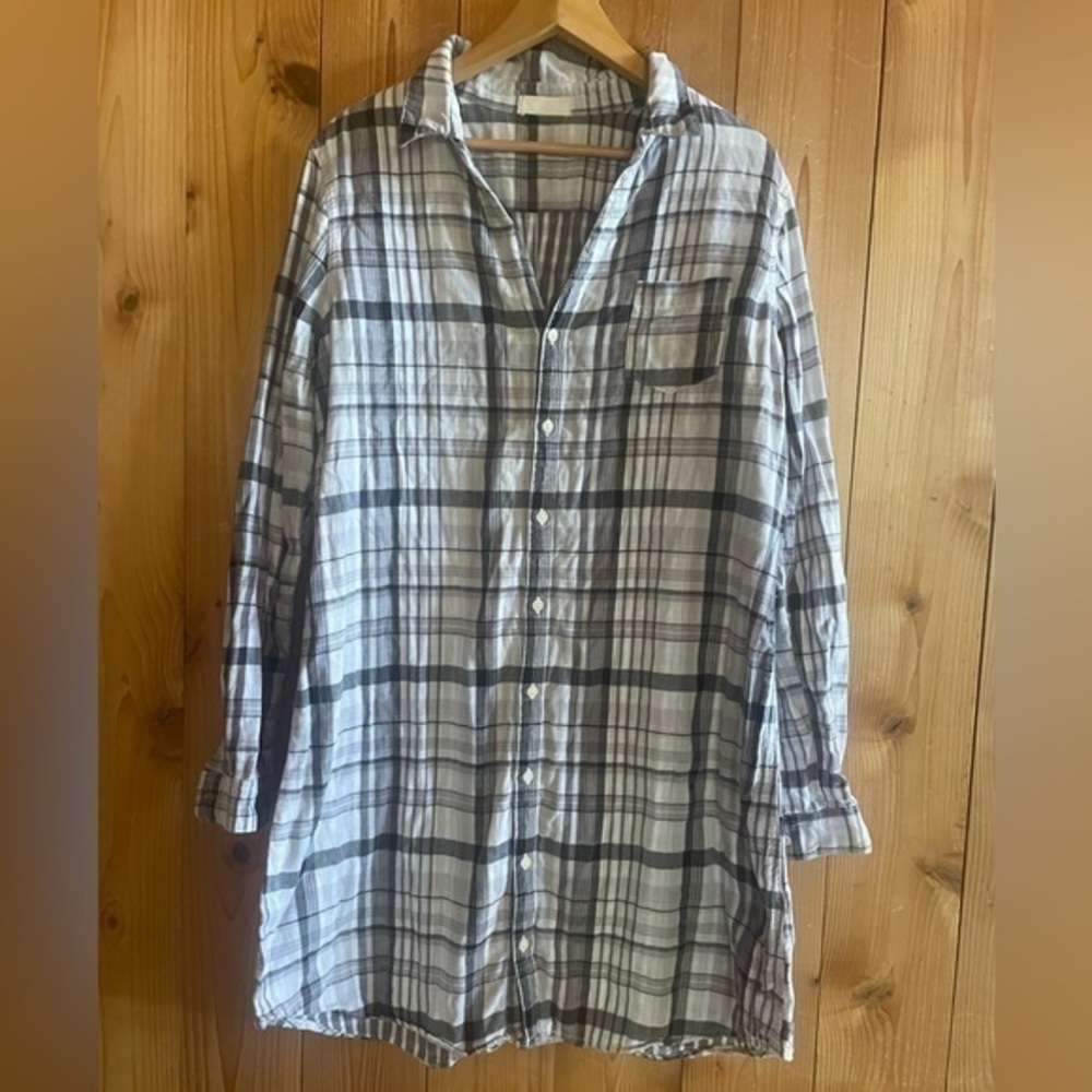 cp shades plaid shirt dress